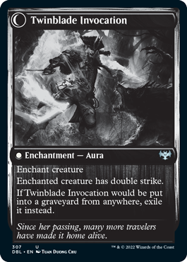 Twinblade Geist // Twinblade Invocation [Innistrad: Double Feature] | Webway Games