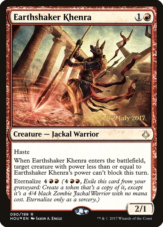 Earthshaker Khenra  [Hour of Devastation Prerelease Promos] | Webway Games