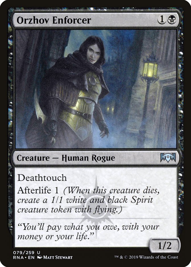 Orzhov Enforcer [Ravnica Allegiance] | Webway Games