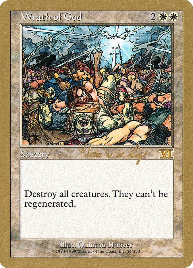 Wrath of God (Tom van de Logt) [World Championship Decks 2000] | Webway Games
