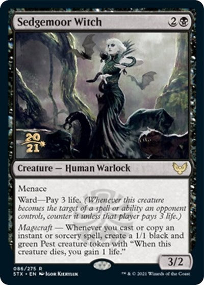 Sedgemoor Witch [Strixhaven: School of Mages Prerelease Promos] | Webway Games