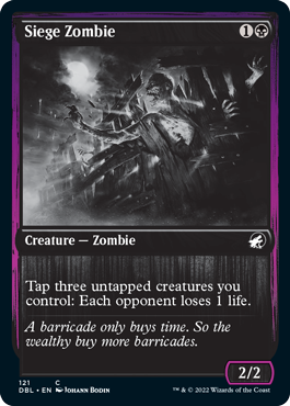 Siege Zombie [Innistrad: Double Feature] | Webway Games