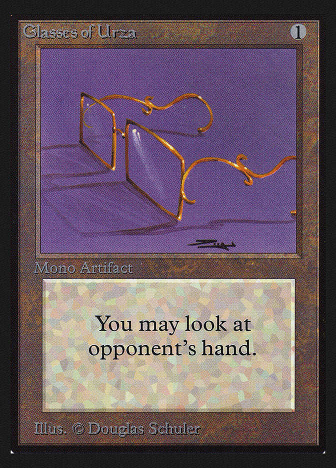 Glasses of Urza (IE) [Intl. Collectors’ Edition] | Webway Games