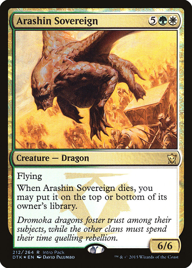 Arashin Sovereign (Intro Pack) [Dragons of Tarkir Promos] | Webway Games