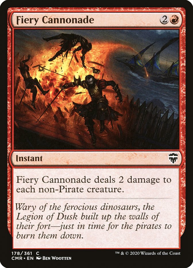 Fiery Cannonade [Commander Legends] | Webway Games