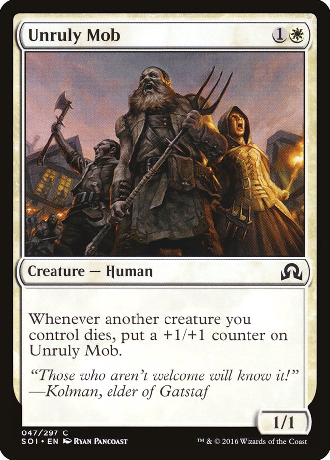 Unruly Mob [Shadows over Innistrad] | Webway Games