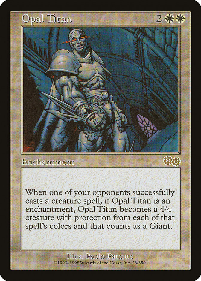 Opal Titan [Urza's Saga] | Webway Games
