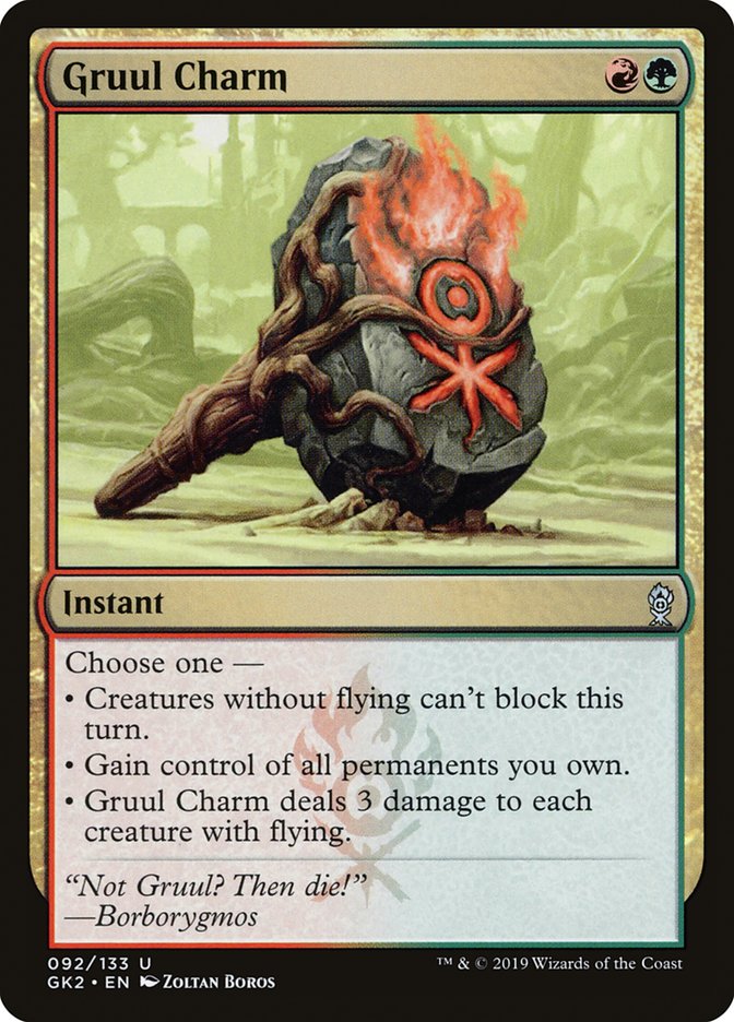 Gruul Charm [Ravnica Allegiance Guild Kit] | Webway Games
