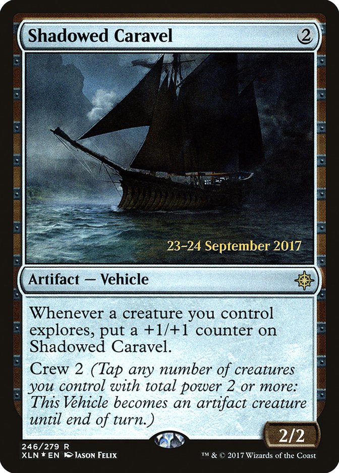 Shadowed Caravel  (Prerelease) [Ixalan Prerelease Promos] | Webway Games