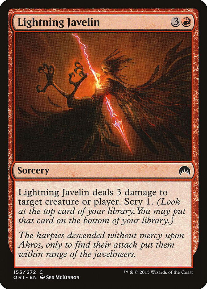 Lightning Javelin [Magic Origins] | Webway Games