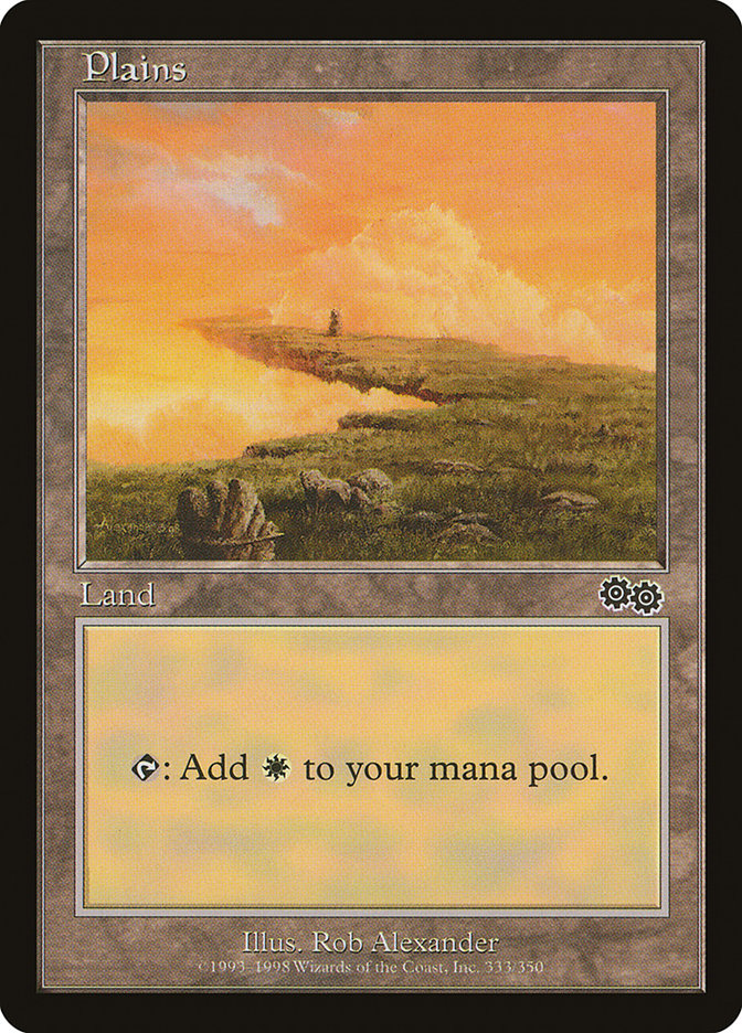 Plains (#333) [Urza's Saga] | Webway Games