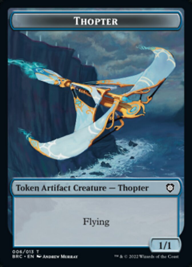 Copy // Thopter (006) Double-Sided Token [The Brothers' War Commander Tokens] | Webway Games