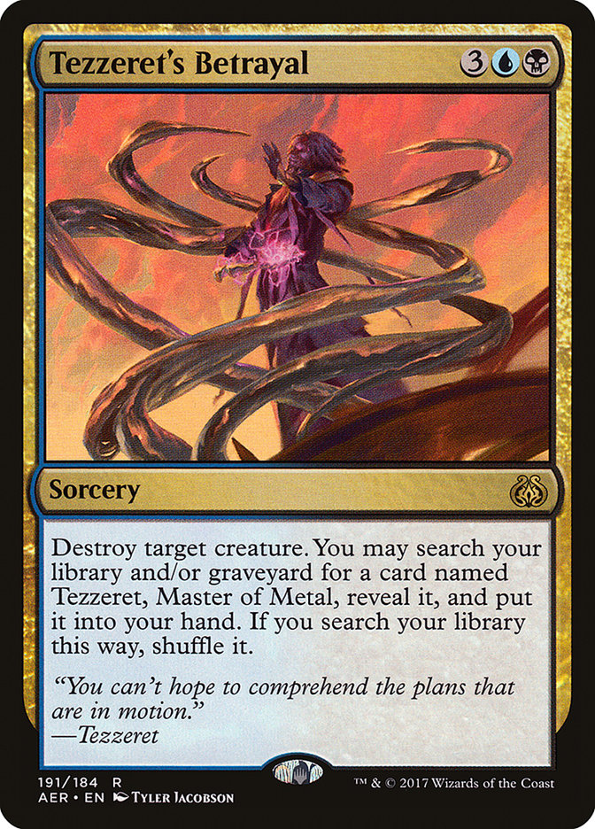 Tezzeret's Betrayal [Aether Revolt] | Webway Games