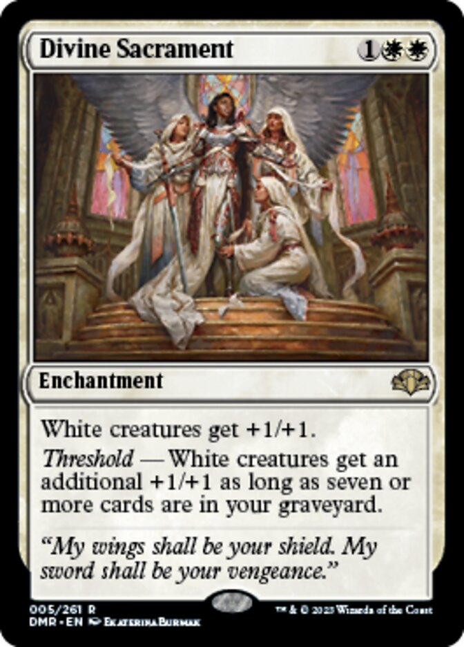 Divine Sacrament [Dominaria Remastered] | Webway Games