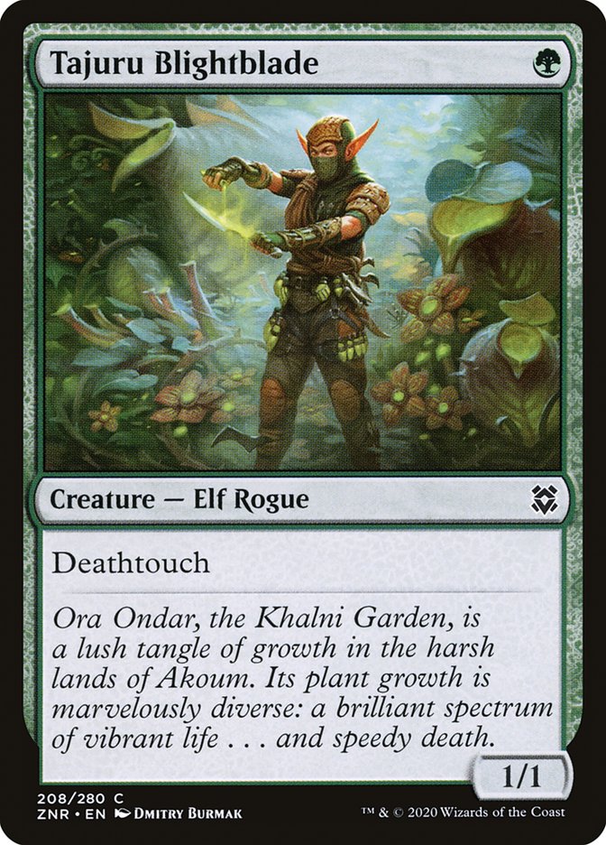 Tajuru Blightblade [Zendikar Rising] | Webway Games