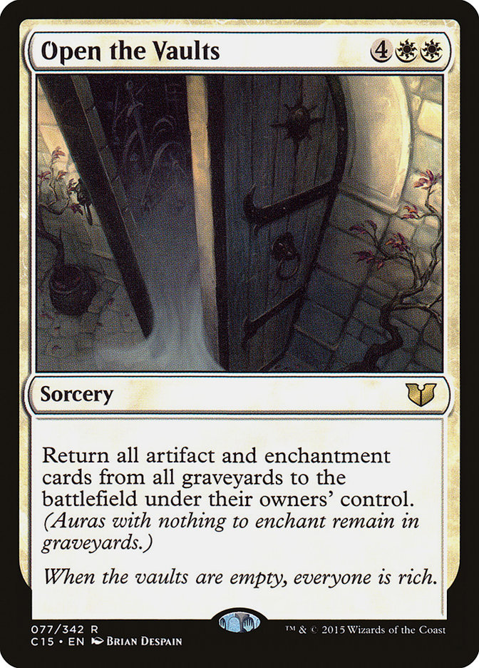 Open the Vaults [Commander 2015] | Webway Games