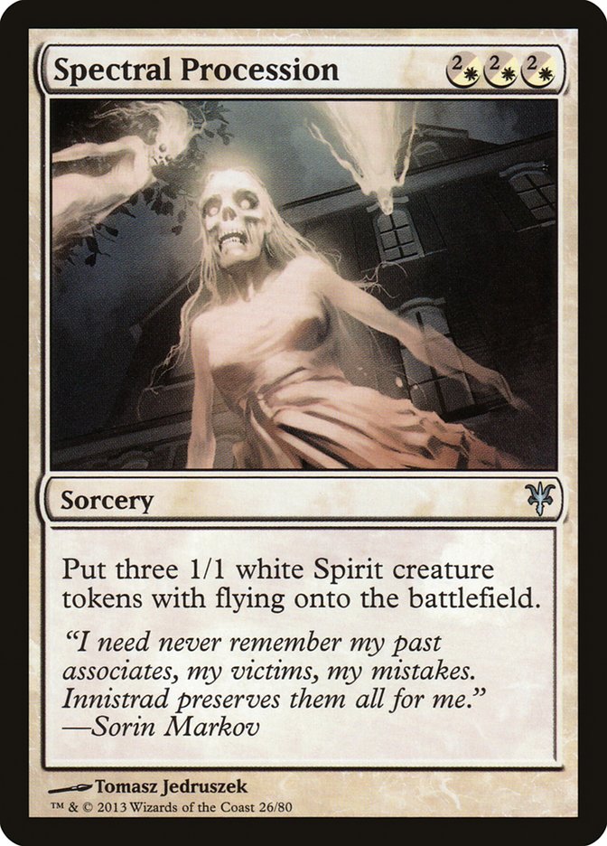 Spectral Procession [Duel Decks: Sorin vs. Tibalt] | Webway Games