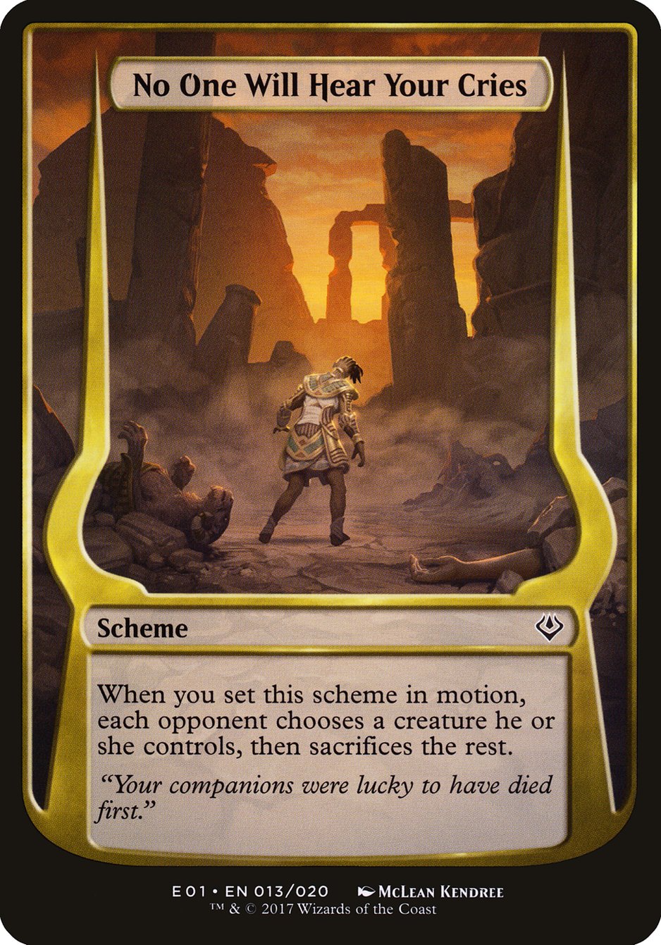 No One Will Hear Your Cries [Archenemy: Nicol Bolas Schemes] | Webway Games