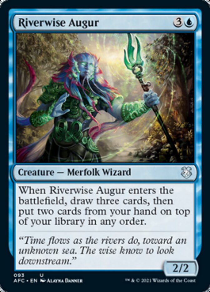 Riverwise Augur [Dungeons & Dragons: Adventures in the Forgotten Realms Commander] | Webway Games