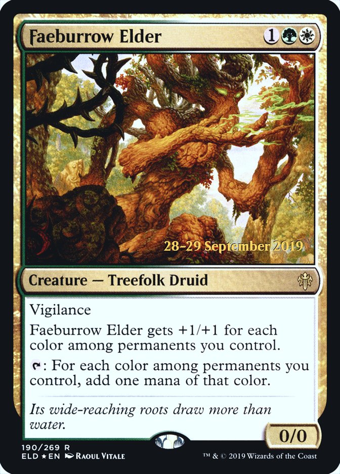 Faeburrow Elder  [Throne of Eldraine Prerelease Promos] | Webway Games