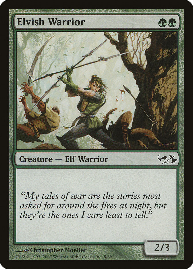 Elvish Warrior [Duel Decks: Elves vs. Goblins] | Webway Games