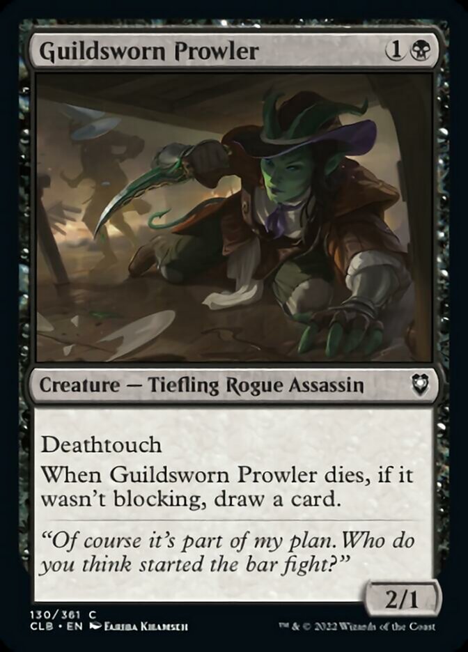 Guildsworn Prowler [Commander Legends: Battle for Baldur's Gate] | Webway Games
