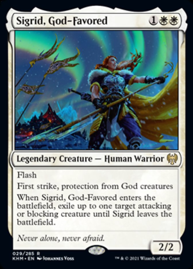 Sigrid, God-Favored [Kaldheim] | Webway Games