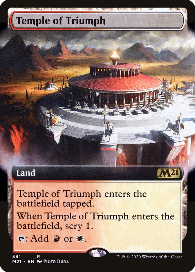 Temple of Triumph (Extended Art) [Core Set 2021] | Webway Games