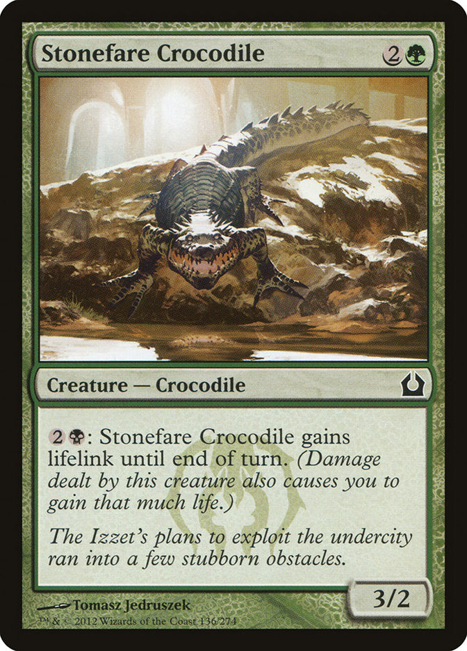 Stonefare Crocodile [Return to Ravnica] | Webway Games