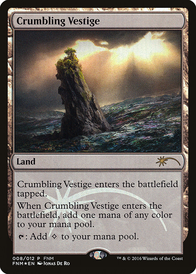 Crumbling Vestige [Friday Night Magic 2016] | Webway Games