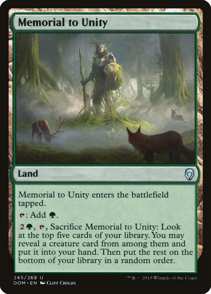 Memorial to Unity [Dominaria] | Webway Games