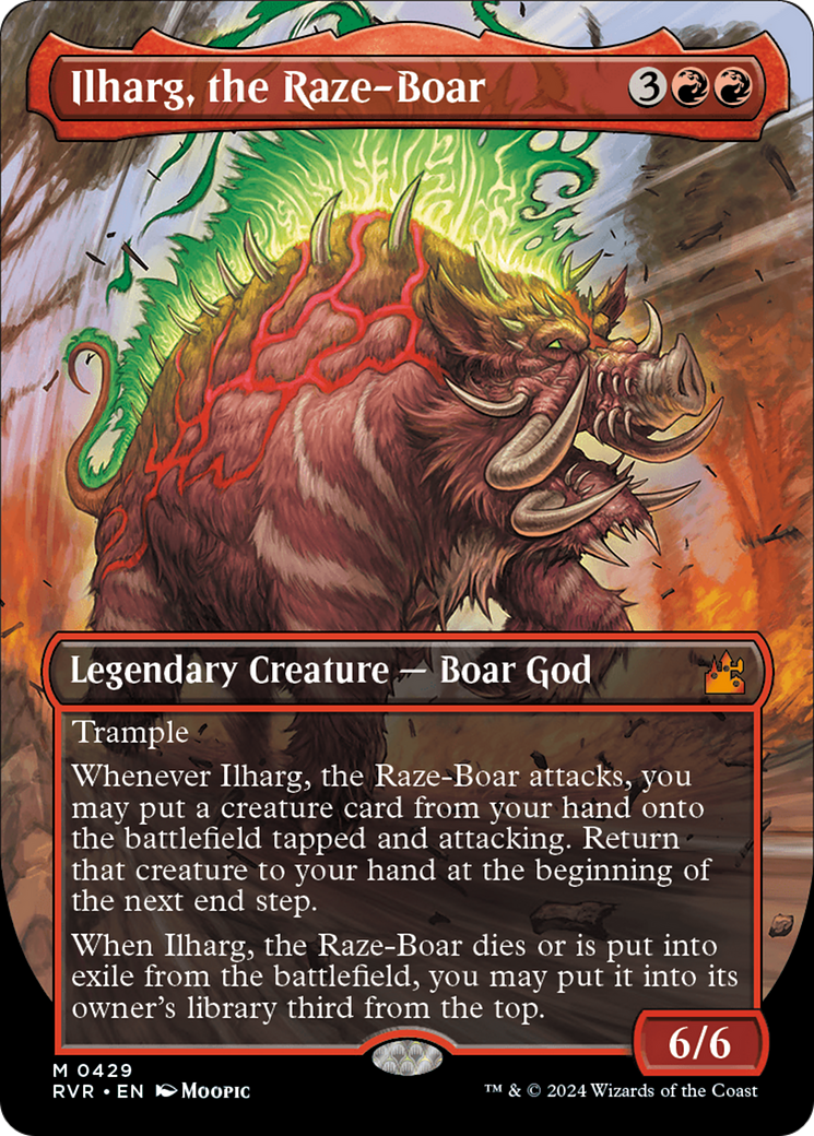 Ilharg, the Raze-Boar (Anime Borderless) [Ravnica Remastered] | Webway Games