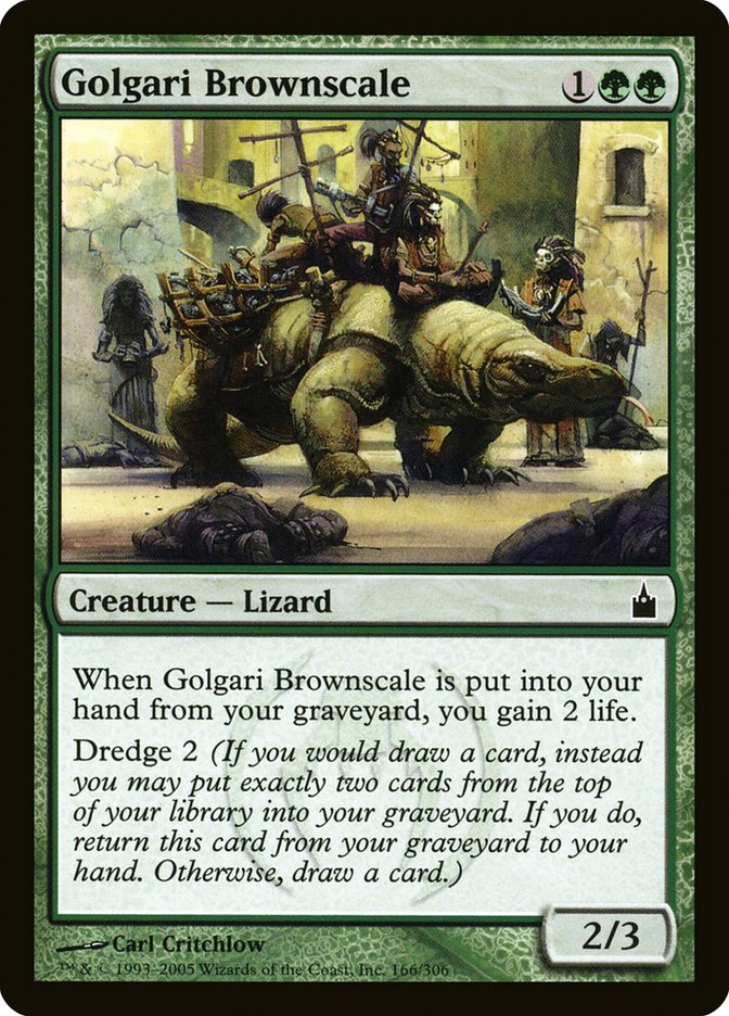 Golgari Brownscale [Ravnica: City of Guilds] | Webway Games