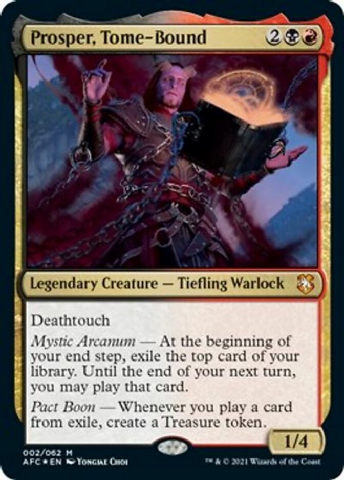Prosper, Tome-Bound (Display Commander) [Dungeons & Dragons: Adventures in the Forgotten Realms Commander] | Webway Games
