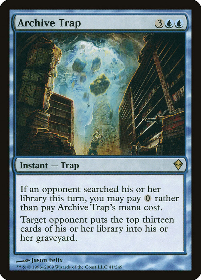 Archive Trap [Zendikar] | Webway Games