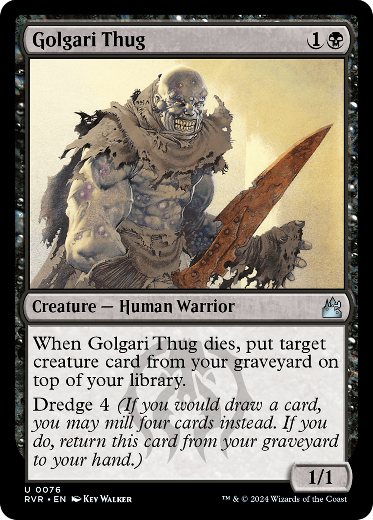 Golgari Thug [Ravnica Remastered] | Webway Games