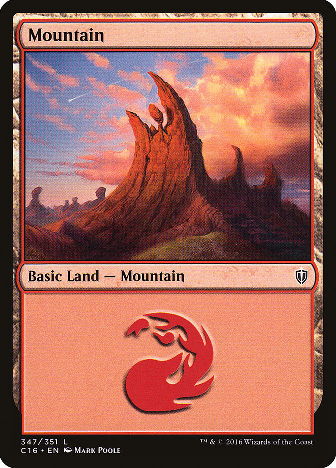 Mountain (#347) [Commander 2016] | Webway Games