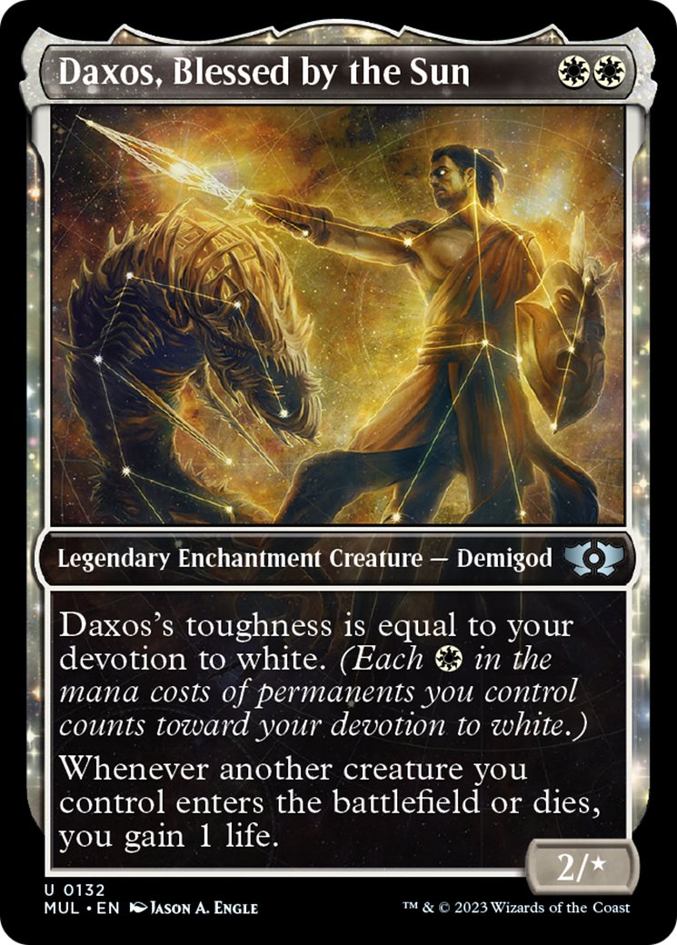 Daxos, Blessed by the Sun (Halo Foil) [Multiverse Legends] | Webway Games
