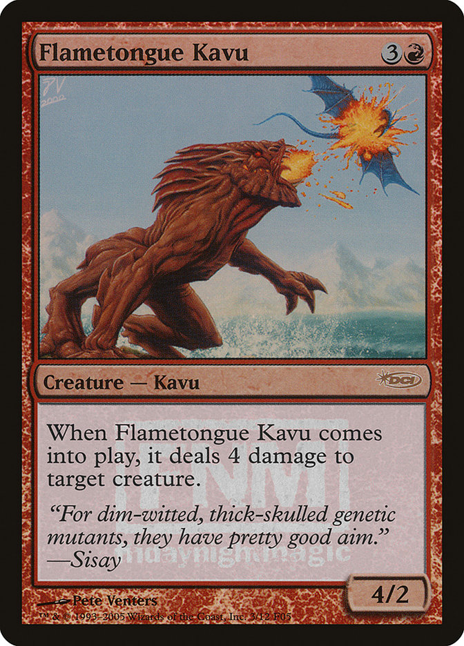 Flametongue Kavu [Friday Night Magic 2005] | Webway Games