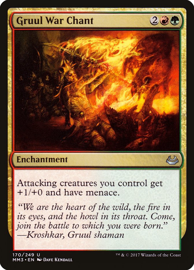 Gruul War Chant [Modern Masters 2017] | Webway Games