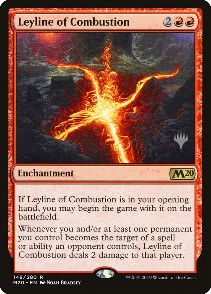 Leyline of Combustion (Promo Pack) [Core Set 2020 Promos] | Webway Games