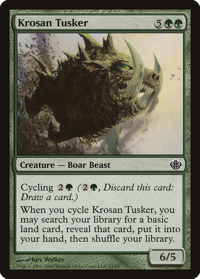Krosan Tusker [Duel Decks: Garruk vs. Liliana] | Webway Games
