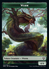 Soldier // Wurm Double-sided Token [Dominaria United Tokens] | Webway Games