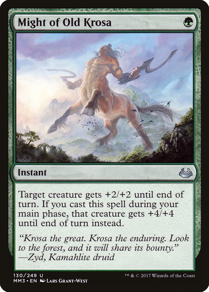 Might of Old Krosa [Modern Masters 2017] | Webway Games