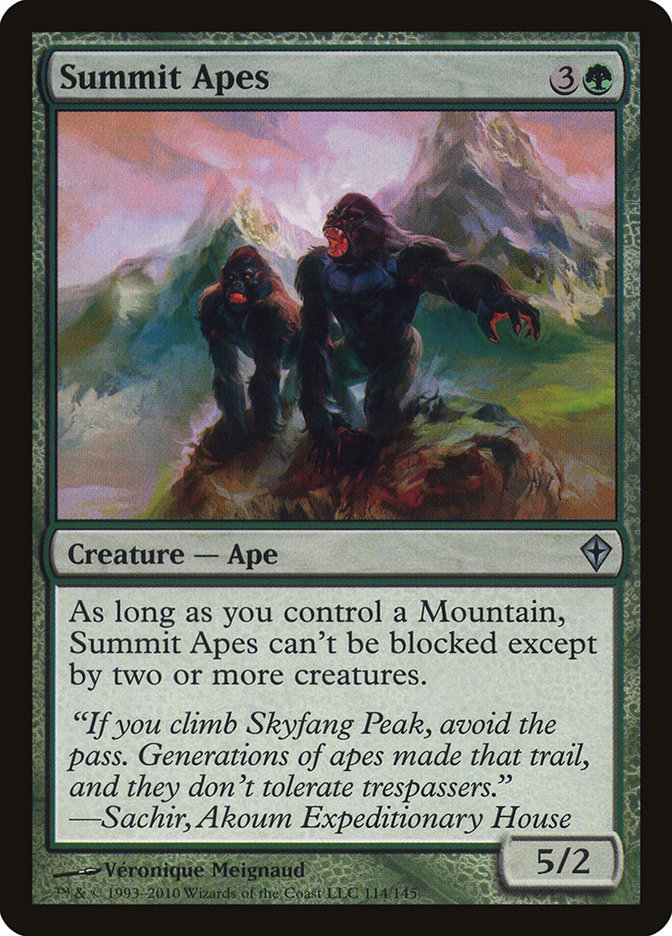 Summit Apes [Worldwake] | Webway Games