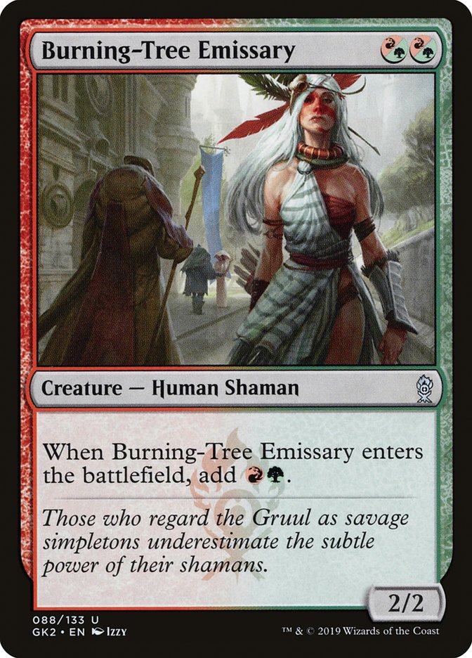Burning-Tree Emissary [Ravnica Allegiance Guild Kit] | Webway Games