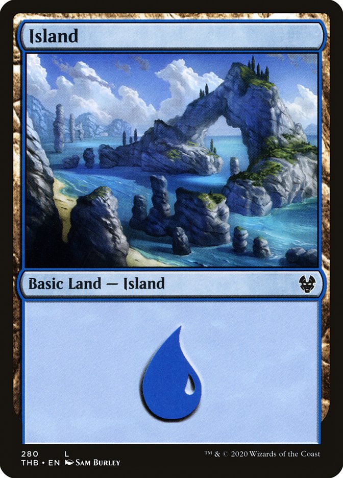 Island (#280) [Theros Beyond Death] | Webway Games