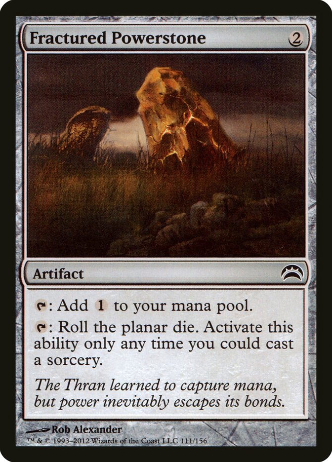 Fractured Powerstone [Planechase 2012] | Webway Games