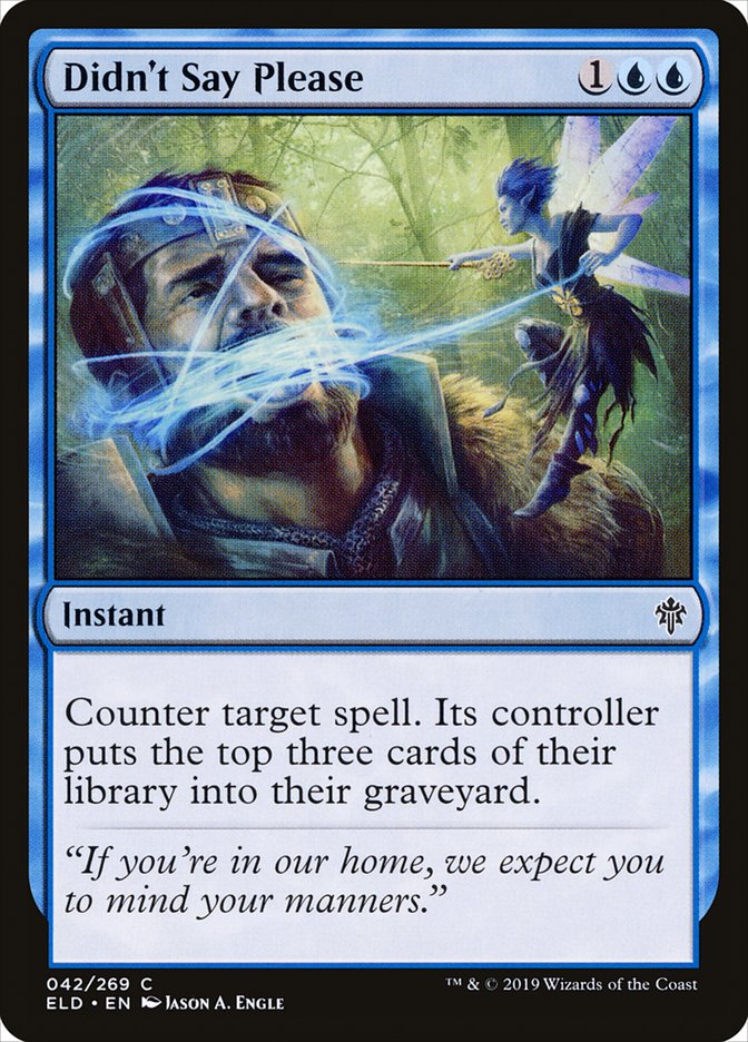 Didn't Say Please [Throne of Eldraine] | Webway Games