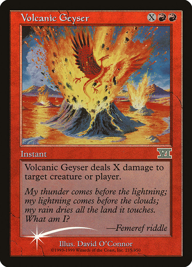 Volcanic Geyser [Friday Night Magic 2000] | Webway Games
